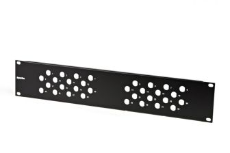 Комм. патч-панель наборная Hyperline, 19", 2HU, портов: 32 х BNC, кат. 5е-8, цвет: чёрный, (PPBL-BNC-19-32BNC)
