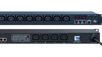 (Архив)Блок силовых розеток Hyperline, IEC 60320 С13 х 12, вход IEC 320 C20, шнур 3 м, 44,4х216х438,5 мм (ВхШхГ), 16А, чёрный