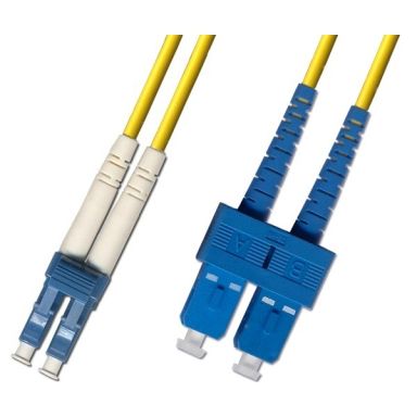 Коммутационный шнур оптический Hyperline FC-D2-9-LC/UR-SC/UR-H-1M-LSZH-YL