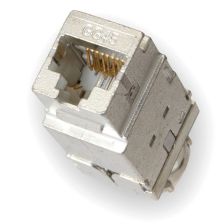 (Архив)Модуль универсальный Nexans LANmark-7A, snap-in, 1хGG45, Universal Comfort Tool, кат. 7A, экр., цвет: алюминий