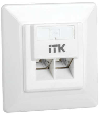 Розетка информационная ITK CS2-1C5EF-2-1