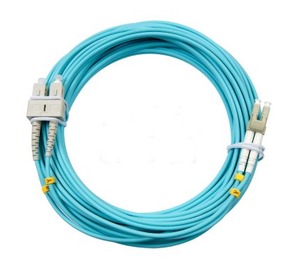 Коммутационный шнур оптический Hyperline FC-D2-503-LC/PR-SC/PR-H-1M-LSZH-AQ