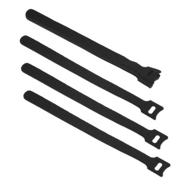 Стяжка кабельная на липучке Cabeus CLAMP-210-BK