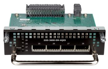 Модуль D-Link, портов: 4, поставляется в проекты, (DXS-3600-EM-4QXS)