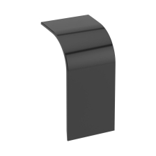 Накладка на стык DKC In-Liner Front, для кабель-канала, 50 мм Ш, цвет: чёрный, (типоразмер короба 90х50 мм) 