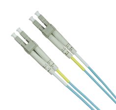 (Архив)Комм. шнур оптический RiT, Duplex LC/LC, OM3 50/125, LSZH, 9м, цвет: голубой