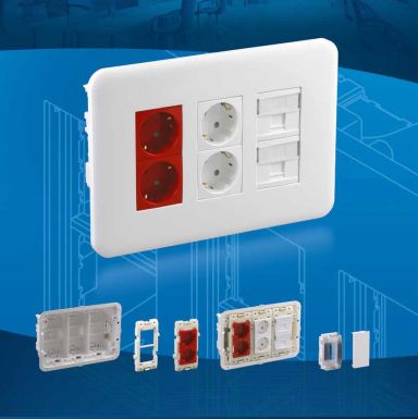 Коробка для настенного монтажа Efapel 83410 SBR