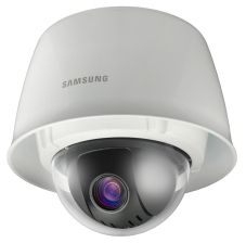 (Архив)Сетевая IP видеокамера Samsung, купольная, помещение, 1/3’, 704х576, цв:0,7лк, ч/б:0,001лк, об-в:3,6мм, SNP-3120VHP