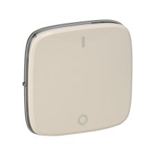 Клавиша для выключателя Legrand Valena Allure, 1, 58х51 мм (ВхШ), цвет: слоновая кость, для 2-ух полюсного выключателя, (LEG.755126)