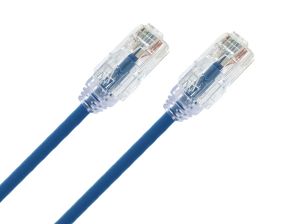 Шнур комм. Panduit, кат. 6A, неэкр., U/UTP, RJ45/RJ45, LSZH, AWG28, 5м, синий