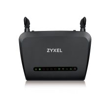 Маршрутизатор ZyXEL, портов: 5, LAN: 4, WAN: 1, скорость мб/с: 433, антенн: 2, 23х115х175 мм (ВхШхГ), цвет: чёрный, NBG6515-EU0102F