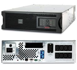 (Архив)ИБП APC line interactive RM, 3000ВА, линейно-интерактивные, в стойку,, 483х660х133 (ШхГхВ), 230V, 3U,  однофазный, Ethernet, (SUA3000RMXLI3U)
