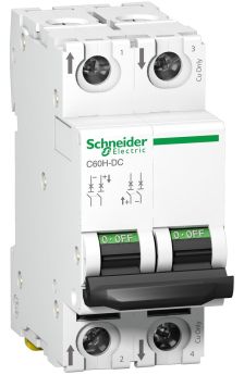 Автоматический выключатель Schneider Electric Acti 9, 4 модуль, DC класс, 2P, 30А, 6кА, (A9N61534)