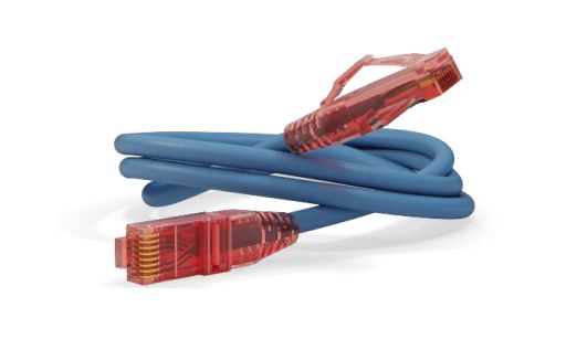 Шнур коммутационный Hyperline PC-LPM-UTP-RJ45-RJ45-C5e-0.3M-LSZH-BL