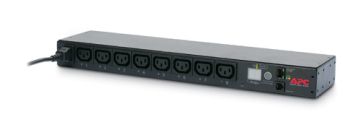 БРП (PDU) Switched APC, IEC 60320 С13 х 8, 44х445х108 мм (ВхШхГ), 12А, вход IEC 320 C14, шнур 1,98 м, чёрный
