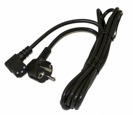 Шнур для блока питания Hyperline PWC-IEC13A-SHM-3.0-BK