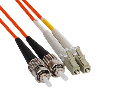 Коммутационный шнур оптический Hyperline FC-D2-62-LC/PR-ST/PR-H-3M-LSZH-OR