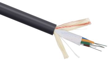 Кабель ВО Cabeus Loose tube,  8хОВ, OS2 9/125, PE, Ø 10,3мм, снаружи зданий, водоблокирующие ленты, цвет: чёрный