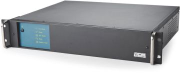 ИБП Powercom KING PRO RM, 600ВА, линейно-интерактивный, в стойку, 377х362х44 (ШхГхВ), 230V, 1U,  однофазный, Ethernet, (KIN-600AP RM (1U))