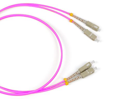 Коммутационный шнур оптический Hyperline FC-D2-504-SC/PR-SC/PR-H-3M-LSZH-MG