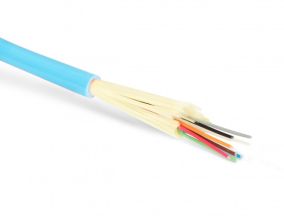 Кабель ВО Eurolan T12 Micro-Bundle,  96хОВ, OM3 50/125, LSZH (нг(A)-HF), Ø 8,7мм, универсальный, диэлектрический, цвет: аква, арамидные нити