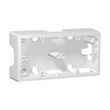 Коробка открытого монтажа Legrand Valena, вводов: 2, 2 модуля, Степень защиты IP2X, цвет: белый