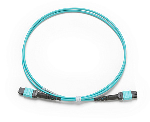 Коммутационный шнур оптический Hyperline FHD-MC3-503-MPOM12/PS-MPOF12/PS-A-3M-LSZH-AQ