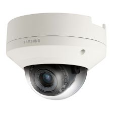 (Архив)Сетевая IP видеокамера Samsung, купольная, улица, 2Мп, 1/3’, 1920х1080, ИК, цв:1лк, ч/б:0,001лк, об-в:3мм, SNV-6084RP