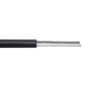 Кабель ВО Eurolan L04 Central Tube,  6хОВ, OM3 50/125, PE, Ø 6,2мм, снаружи зданий для подвеса, бронированный, цвет: чёрный, с тросом