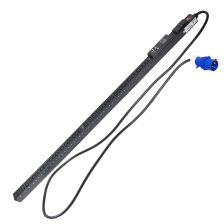 Блок распределения питания BNH B800.M, IEC С13 х36, IEC С19 х6, шнур 3м, 1571х52х44,4 мм(ВхШхГ), 32А, 1ф, вход IEC 309 32A 2P+E, чёрный, с мониторинго