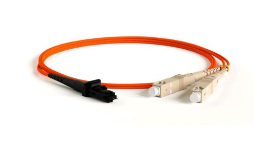 Коммутационный шнур оптический Hyperline FC-D2-62-MTRJF/PR-SC/PR-H-3M-LSZH-OR