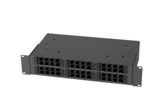 (Архив)Бокс оптический ЦМО БОН, портов: 48, SC/LC, до 96 хОВ, 2U, 90х483х264 мм (ВхШхГ), цвет: чёрный, (БОН-19-2-48-В-9005-ОГ)