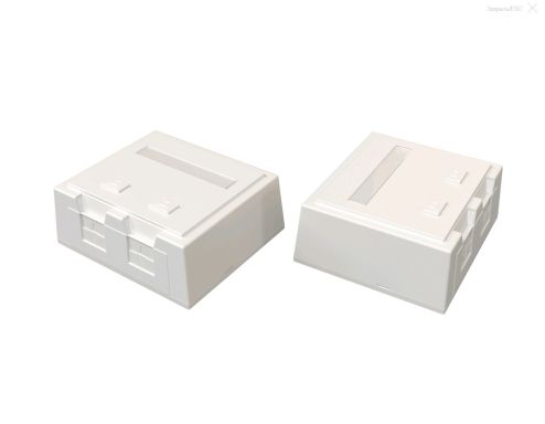 Коробка для настенного монтажа Hyperline SBB4-2-WH