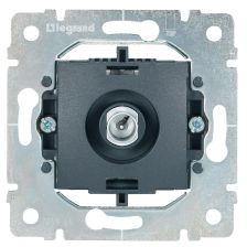 Розетка в сборе Legrand Galea Life, 1x TV, внутренняя, цвет: серый, (LEG.775965)