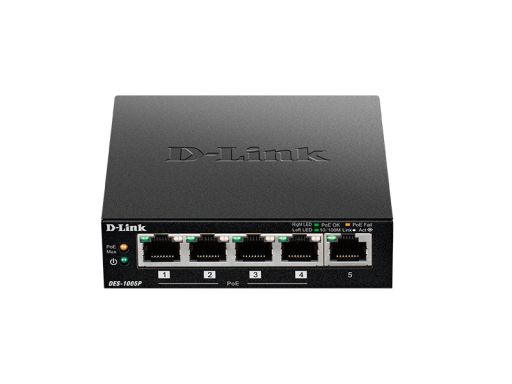Коммутатор D-Link DES-1005P/B1A