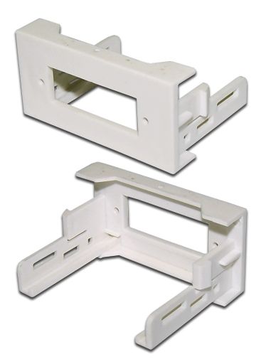 Вставка в розеточную панель Lanmaster LAN-WA-LP-2SC-WH