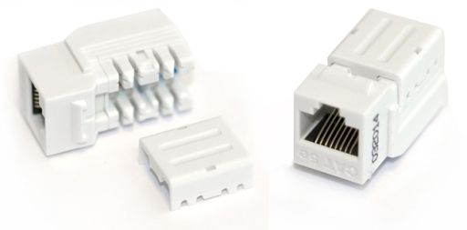 Модуль Hyperline KJNE-8P8C-C5e-90-WH