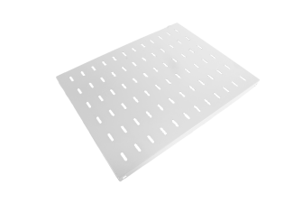Полка ЦМО СВ, стационарная, 1U, 25х496х390 мм (ВхШхГ), для шкафов и стоек, цвет: серый