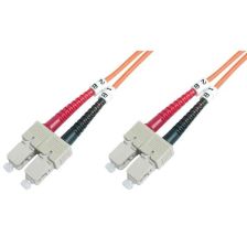 Комм. шнур оптический Hyperline, Duplex SC/SC, OM2 50/125, LSZH, 2м, цвет: оранжевый
