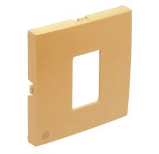 Лиц. панель розеточная Efapel Logus90, 1х RJ45, плоская, цвет: золото (90751 ECJ)