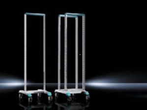 Стойка открытая 19" Rittal Data Rack, серверная, 45U, 2122х550х750 мм (ВхШхГ), однорамная, цвет: серый