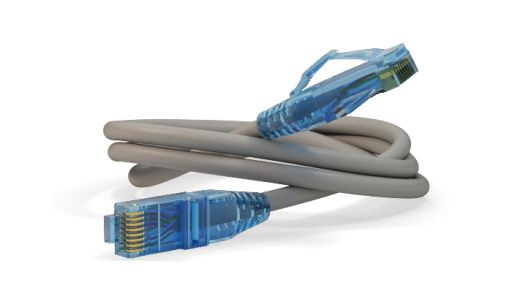 Шнур коммутационный Hyperline PC-LPM-UTP-RJ45-RJ45-C6-1M-LSZH-GY