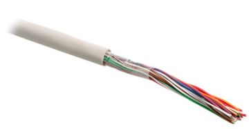 (Архив)Кабель многопарный Hyperline, U/UTP, 10 пар., кат. 3, Ø 6,5мм, PVC, внутри зданий, цвет: серый