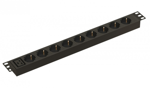 Блок распределения питания Hyperline SHE19-9SH-AIEC