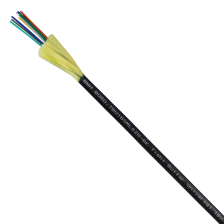 Кабель ВО BNH Tight Buffer, 16хОВ, OS2 9/125, LSZH-UV (нг(A)-HF), Ø 7,2мм, универсальный, небронированный, 0,8 кН, чёрный