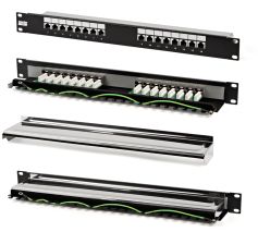 (Архив)Комм. патч-панель Hyperline, 19", 1HU, портов: 16 х RJ45, кат. 5е, универсальная, экр., цвет: чёрный, (PP-19-16-8P8C-C5e-SH-110D)