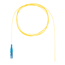 Пигтейл Datarex, LC/UPC, OS2 9/125, Simplex, LSZH (нг(A)-HF), 1х1,5м, синий хвостовик, цвет: жёлтый