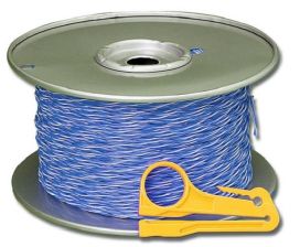 (Архив)Кабель витая пара Siemon, без оболочки, U/UTP, кат. 5е, проводник Ø 0,5мм, 305м, бухта, тип прокладки: внутри зданий, цвет: синий