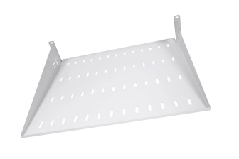 Полка ЦМО МС, консольная, 2U, 89х486х400 мм (ВхШхГ), для шкафов и стоек, цвет: серый