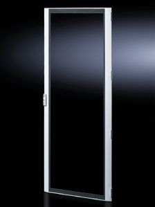 Дверь (к шкафу) Rittal, стекло, передн/задн, 1800х600 мм (ВхШ), для серий TS, TS IT, цвет: серый